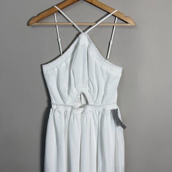 Petal + Pup Madi Maxi Dress Womens Small White Sleeveless Cut Out Flowy Boho NWT - Picture 7 of 15